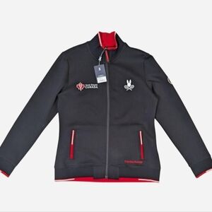 Psycho Bunny Jacket Team Canada Tennis New With Tags. Tag Size Large